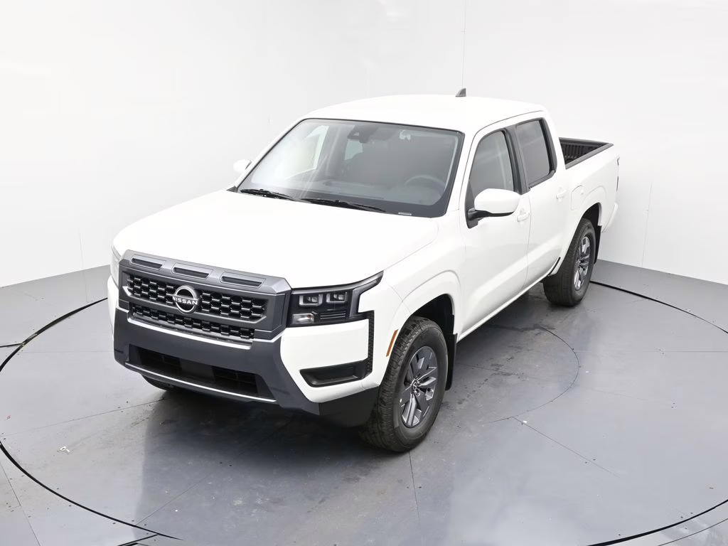 2026 Glacier White Nissan Frontier SV RWD Truck