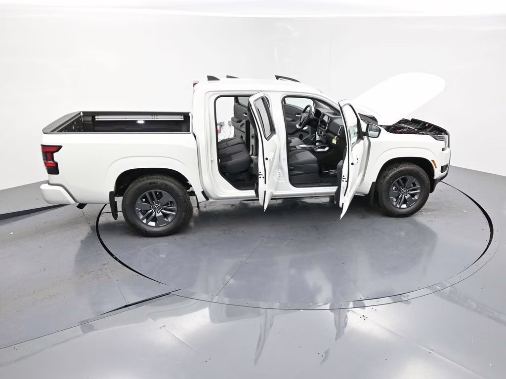 2026 Glacier White Nissan Frontier SV RWD Truck