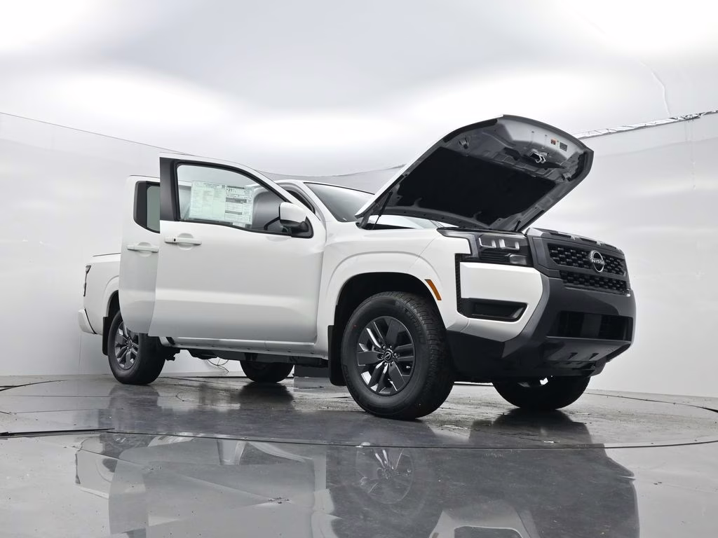 2026 Glacier White Nissan Frontier SV RWD Truck