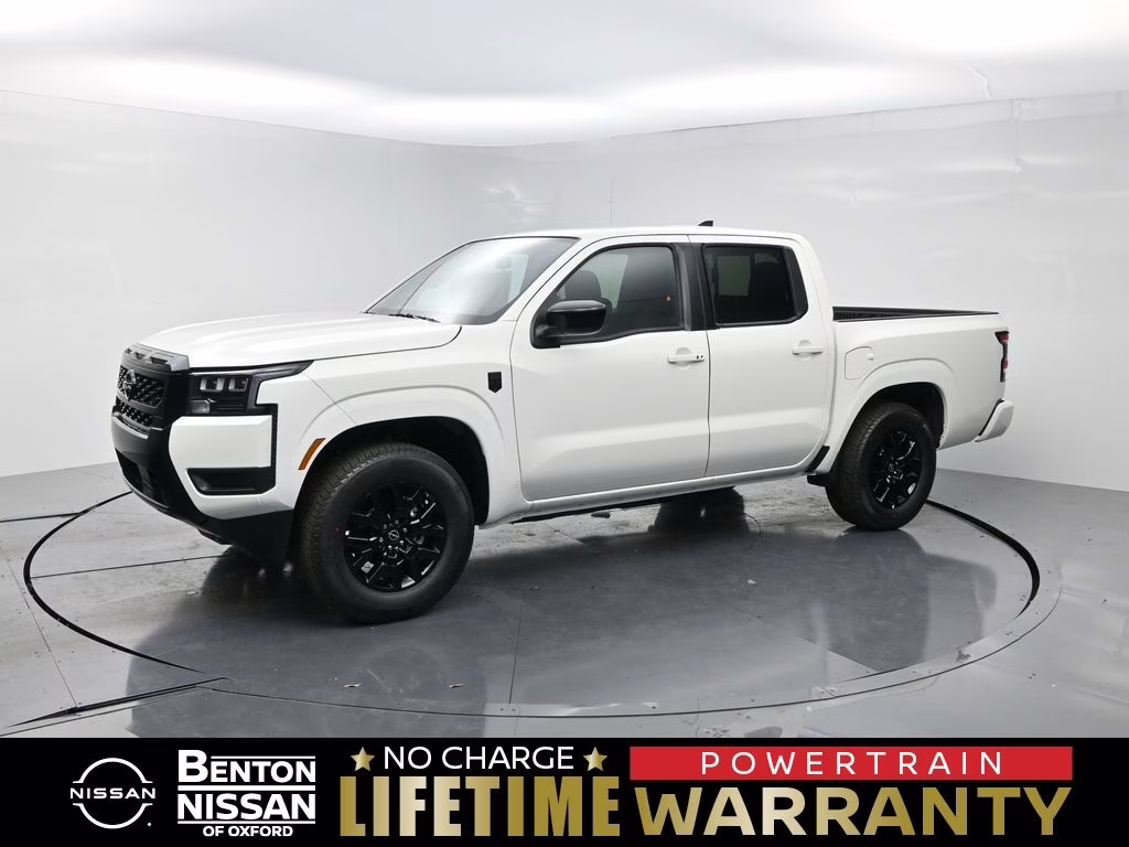 2026 Glacier White Nissan Frontier SV RWD Truck