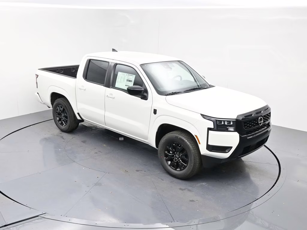 2026 Glacier White Nissan Frontier SV RWD Truck