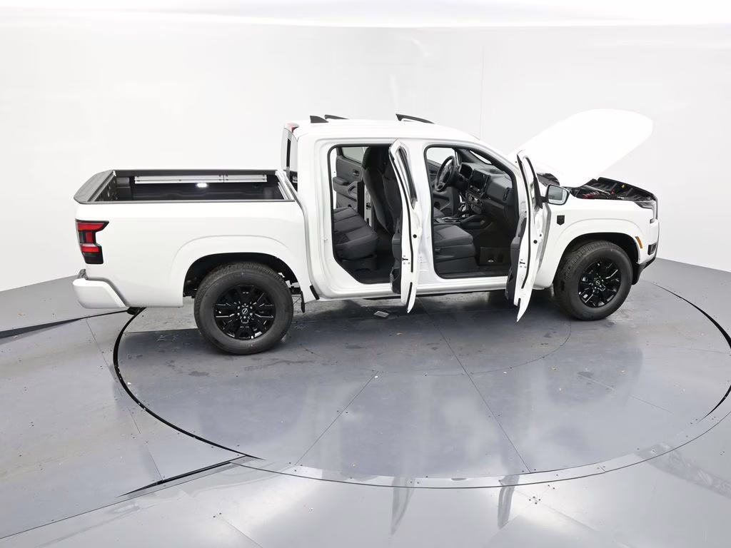2026 Glacier White Nissan Frontier SV RWD Truck