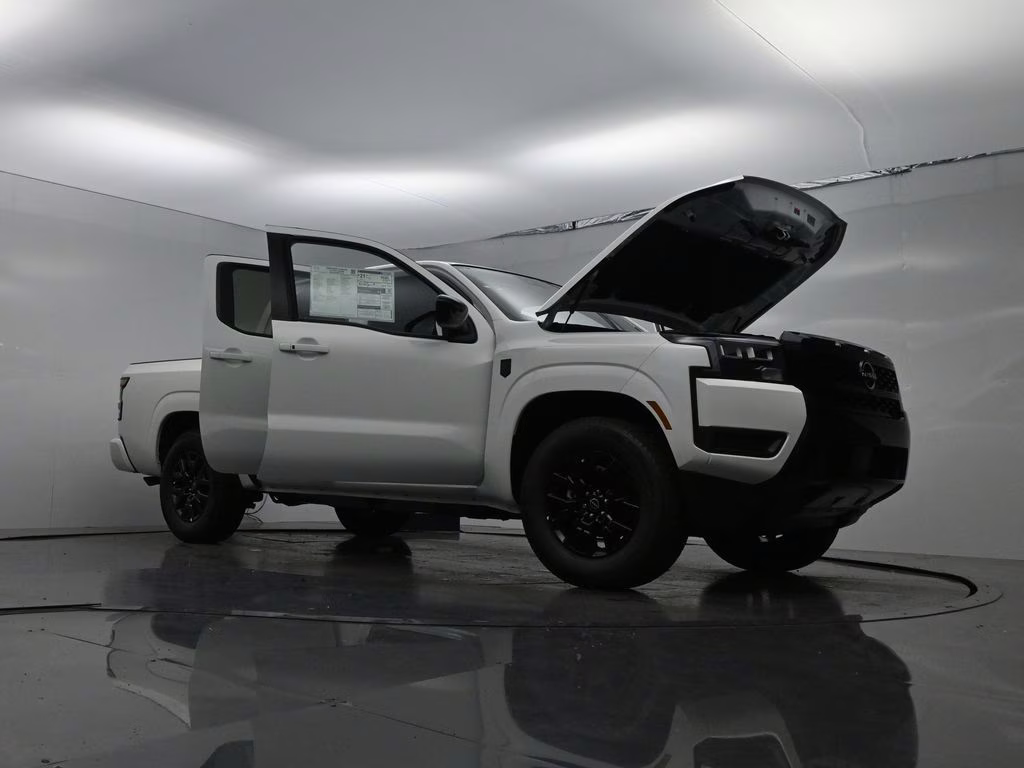 2026 Glacier White Nissan Frontier SV RWD Truck