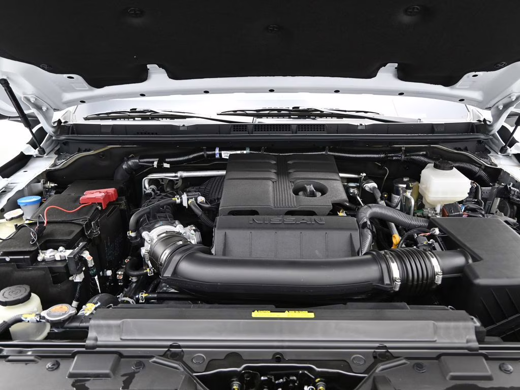 2026 Glacier White Nissan Frontier SV RWD Truck