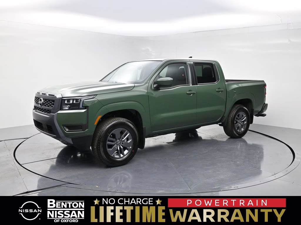 2026 Tactical Green Metallic Nissan Frontier SV 4X4 Truck