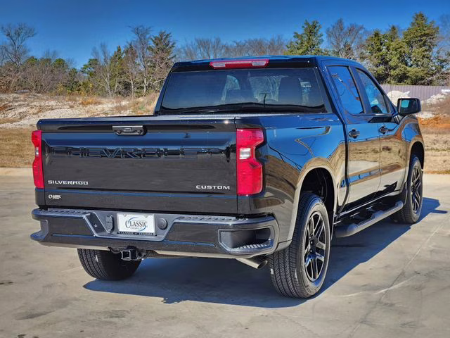 2026 Black Chevrolet Silverado 1500 Custom RWD Truck