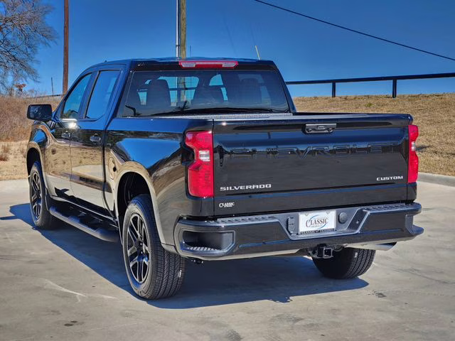 2026 Black Chevrolet Silverado 1500 Custom RWD Truck