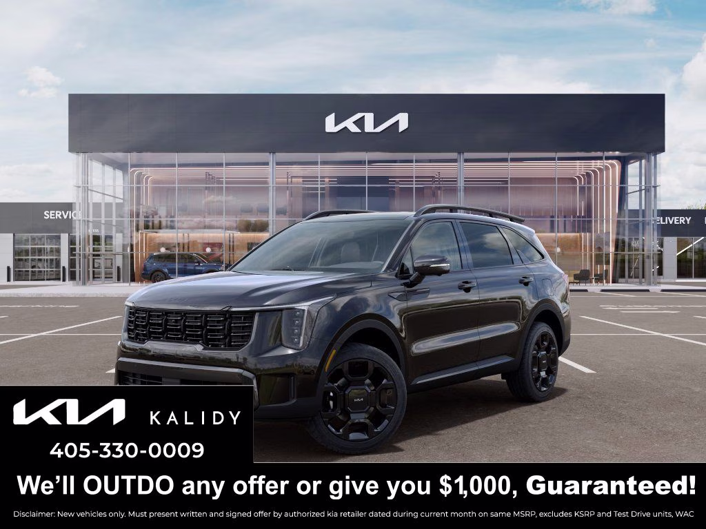 2026 Ebony Black Kia Sorento X-Line SX Prestige AWD SUV