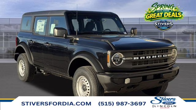 2025 Shadow Black Ford Bronco Base 4X4 SUV