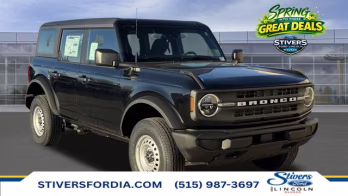 2025 Shadow Black Ford Bronco Base 4X4 SUV