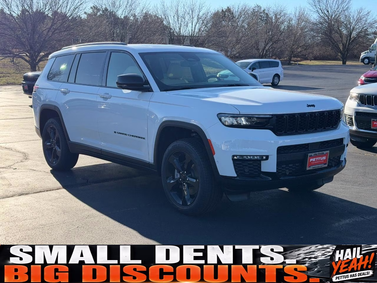 2025 Bright White Clearcoat Jeep Grand Cherokee L Limited 4X4 SUV