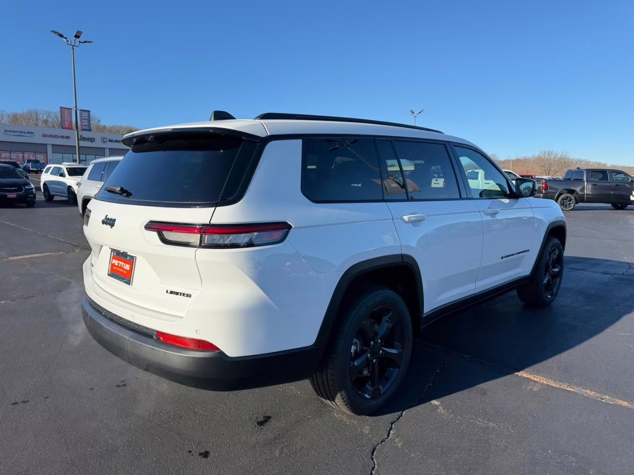 2025 Bright White Clearcoat Jeep Grand Cherokee L Limited 4X4 SUV