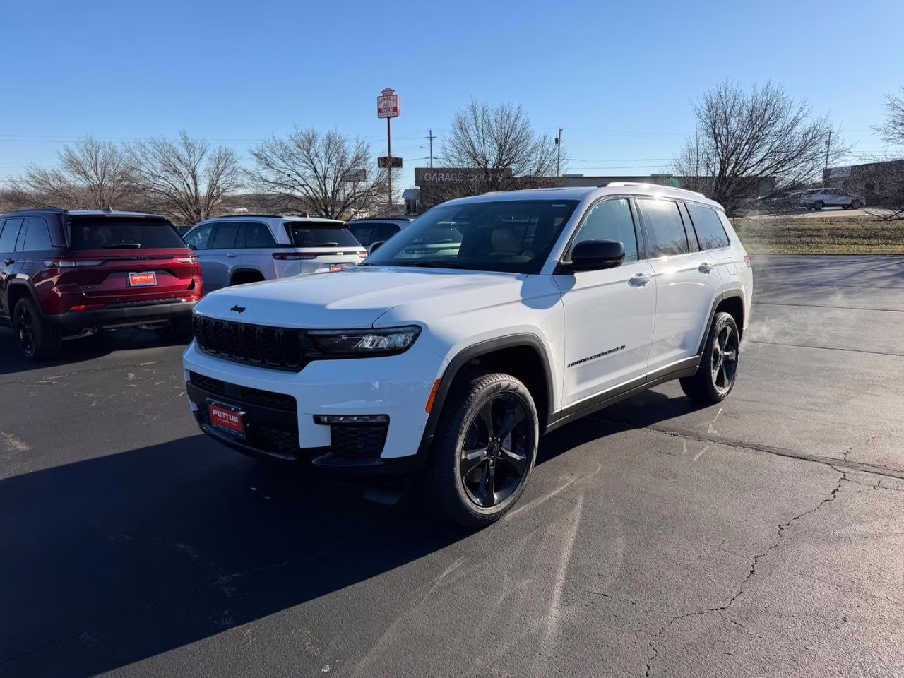 2025 Bright White Clearcoat Jeep Grand Cherokee L Limited 4X4 SUV