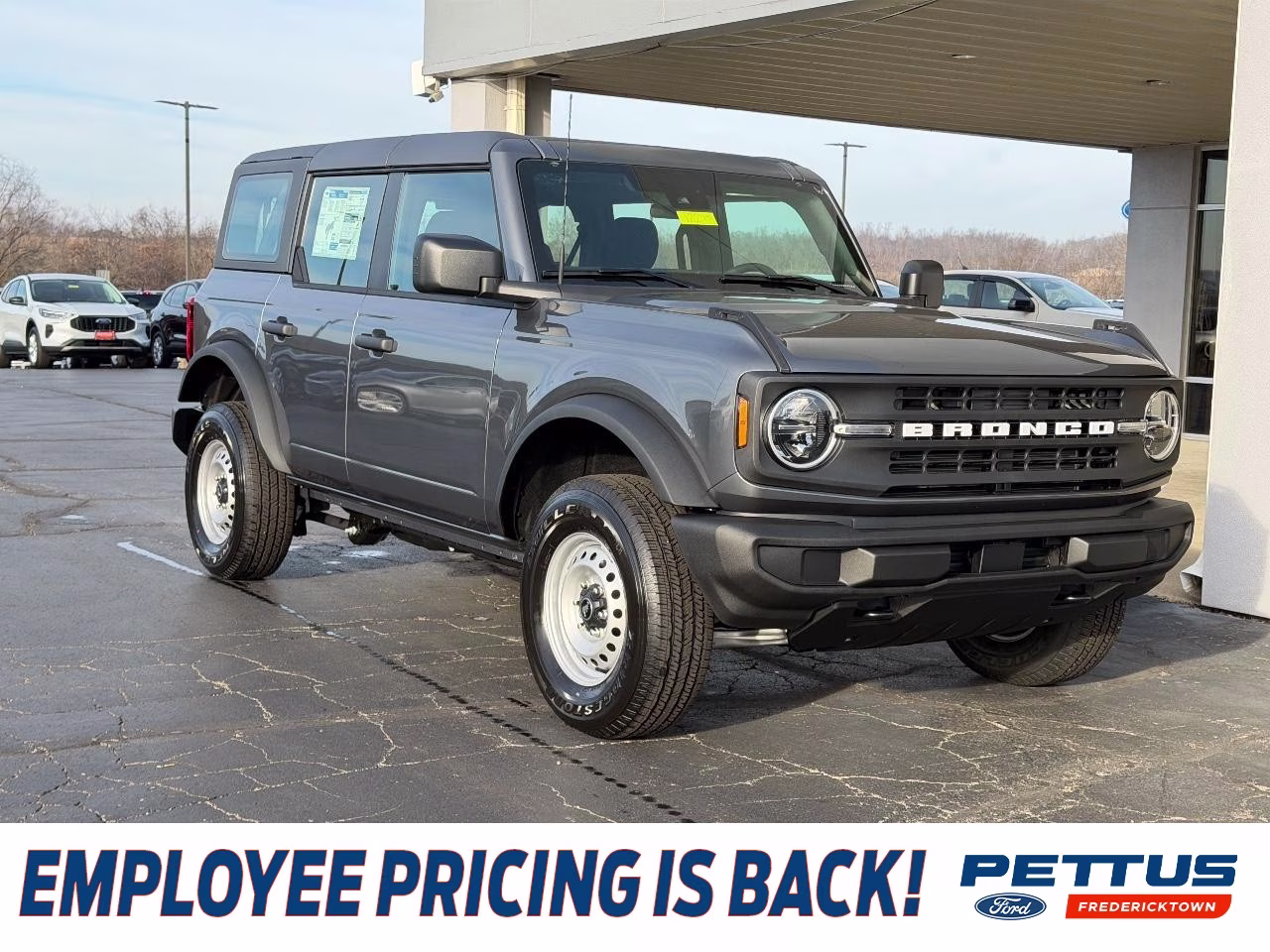 2025 Carbonized Gray Metallic Ford Bronco Base 4X4 SUV