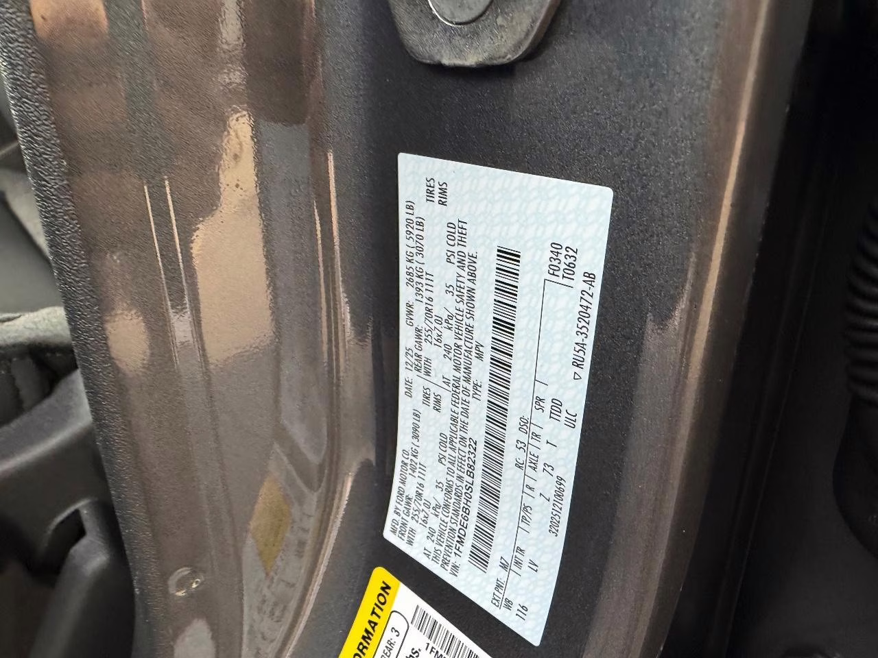 2025 Carbonized Gray Metallic Ford Bronco Base 4X4 SUV