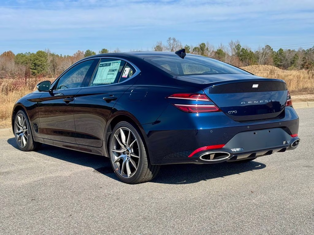 2026 Capri Blue Genesis G70 2.5T Prestige RWD Sedan