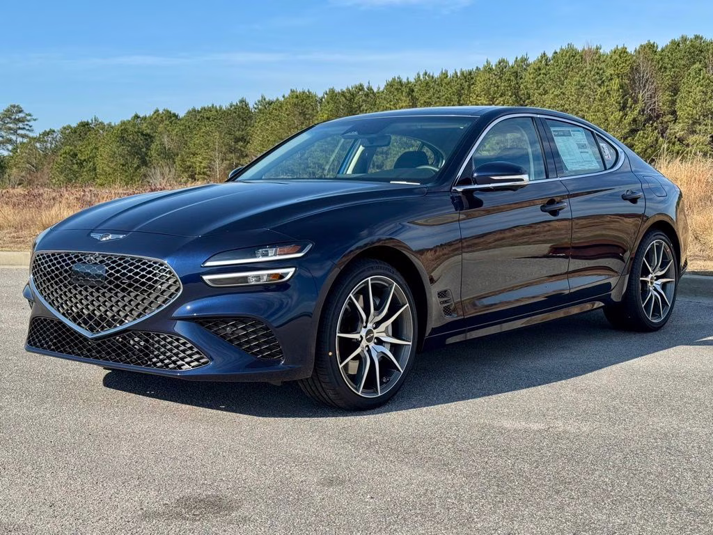 2026 Capri Blue Genesis G70 2.5T Prestige RWD Sedan