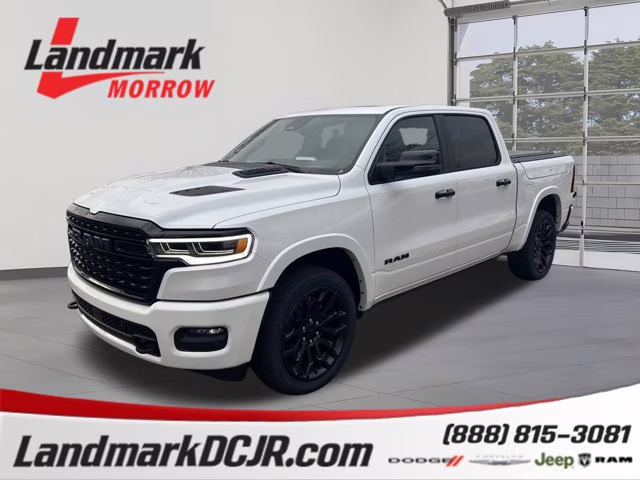 2026 Ivory White Tri-Coat Pearlcoat Ram 1500 Limited 4X4 Truck