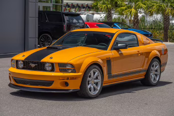 2007 Grabber Orange Ford Mustang Saleen Parnelli Jones Special Edition Sedan