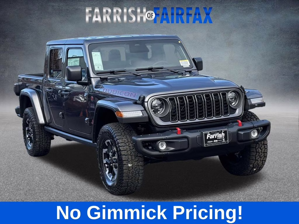 2026 Granite Crystal Metallic Clearcoat Jeep Gladiator Rubicon 4X4 Truck
