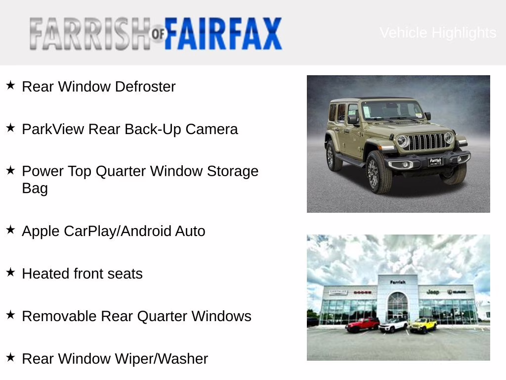 2026 41 Jeep Wrangler Sahara 4X4 SUV