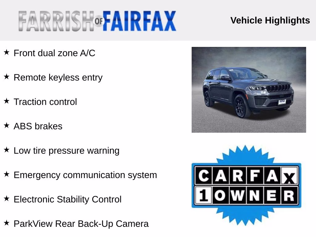 2026 Baltic Gray Metallic Clearcoat Jeep Grand Cherokee Altitude 4X4 SUV