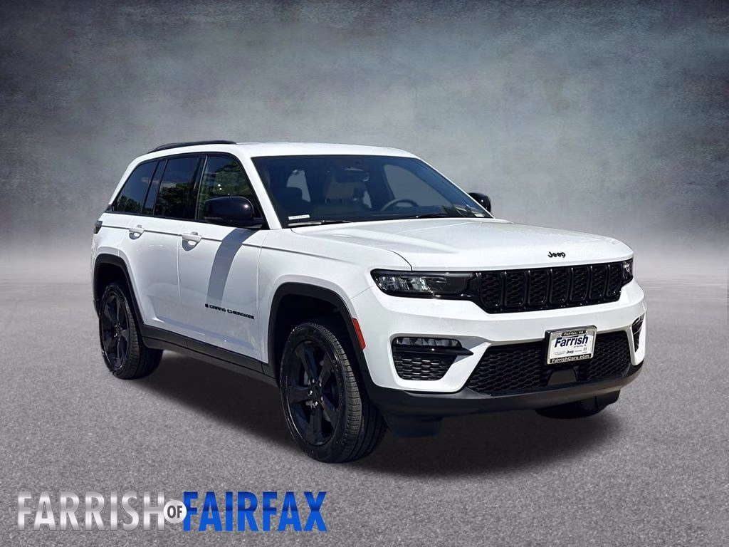 2025 Bright White Clearcoat Jeep Grand Cherokee Limited 4X4 SUV