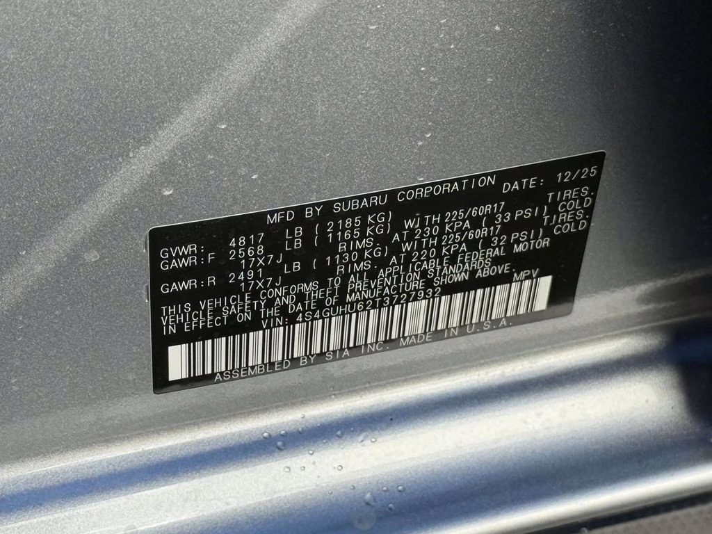 2026 Ice Silver Metallic Subaru Crosstrek Wilderness AWD SUV