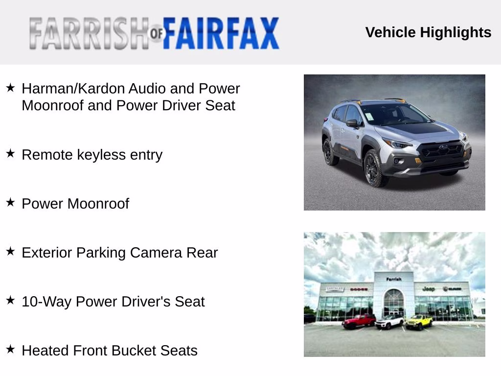 2026 Ice Silver Metallic Subaru Crosstrek Wilderness AWD SUV