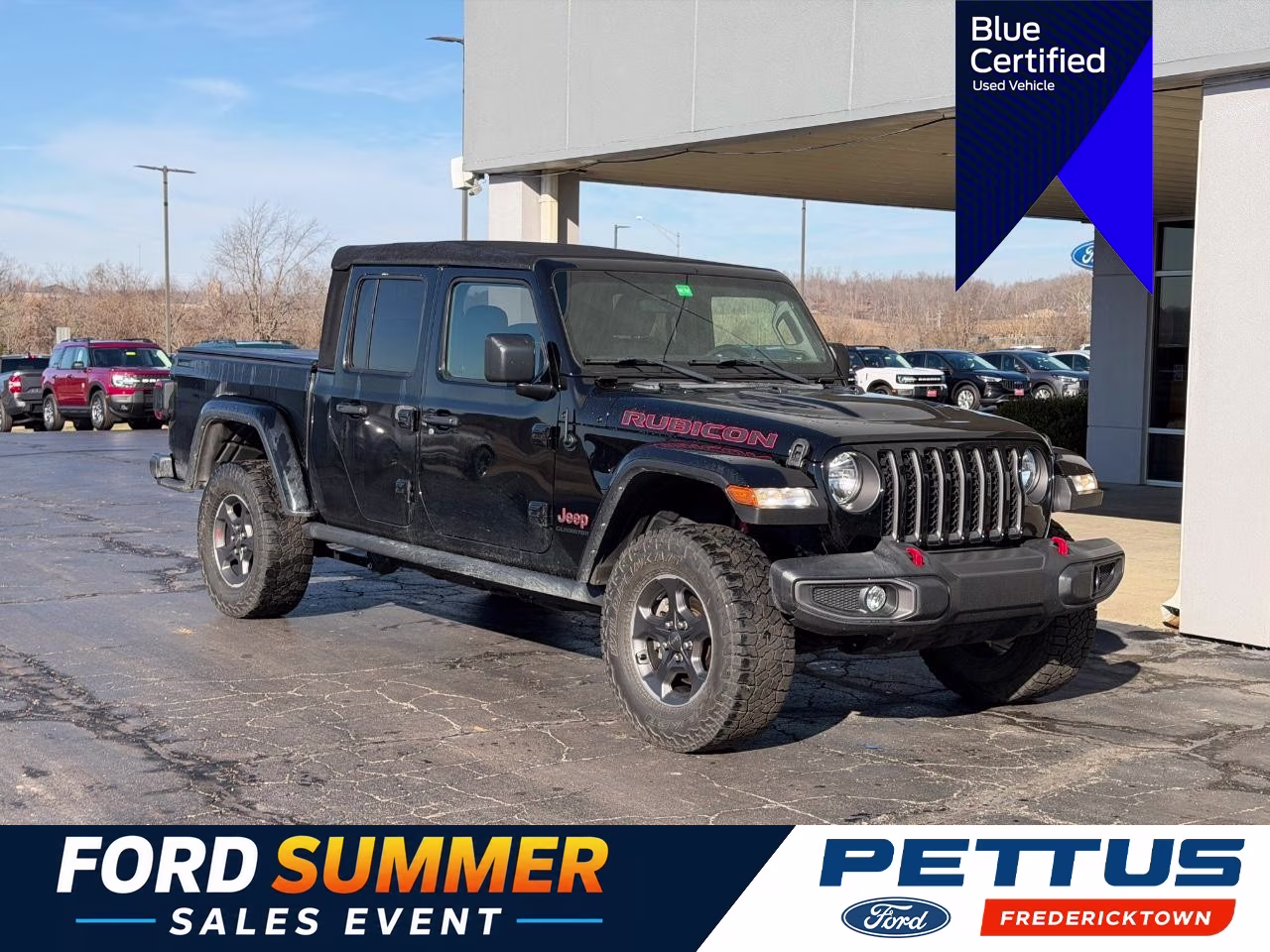 2022 Black Clearcoat Jeep Gladiator Rubicon 4X4 Truck