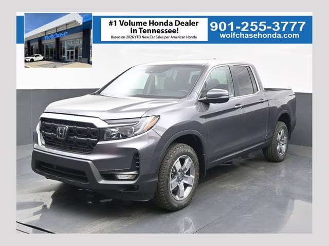 2026 Modern Steel Metallic Honda Ridgeline RTL AWD Truck