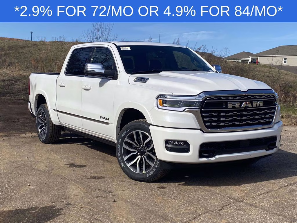 2026 Ivory White Tri-Coat Pearlcoat Ram 1500 Limited 4X4 Truck