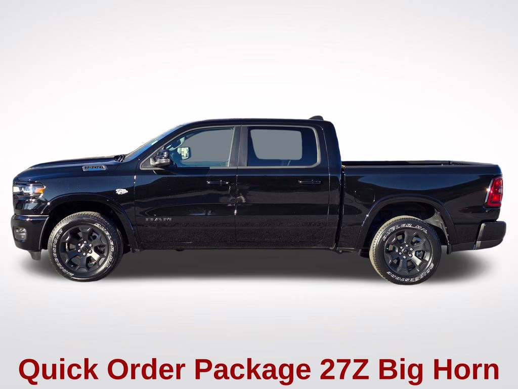 2026 Diamond Black Crystal Pearlcoat Ram 1500 Big Horn/Lone Star 4X4 Truck