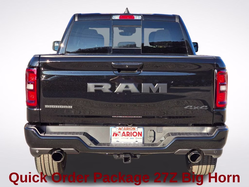 2026 Diamond Black Crystal Pearlcoat Ram 1500 Big Horn/Lone Star 4X4 Truck