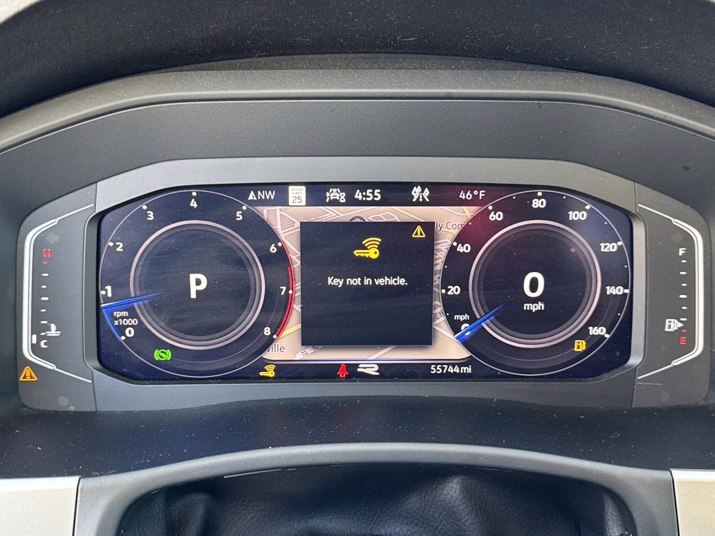 2022 Deep Black Pearl Volkswagen Atlas 3.6L V6 SEL Premium R-Line AWD SUV