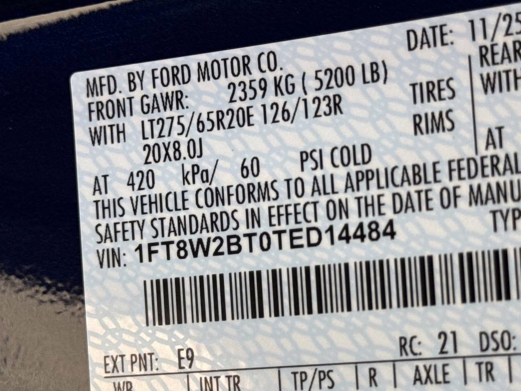 2026 Blue Metallic Ford Super Duty F-250 SRW King Ranch 4X4 Truck