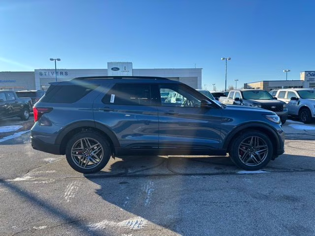 2026 Vapor Blue Metallic Ford Explorer ST 4X4 SUV