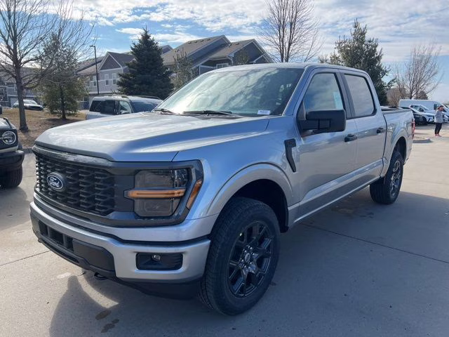 2026 Iconic Silver Metallic Ford F-150 STX 4X4 Truck