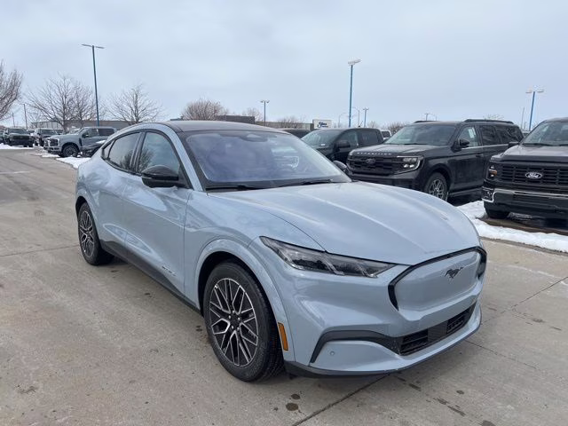 2026 Glacier Gray Metallic TriCoat Ford Mustang Mach-E Premium AWD SUV