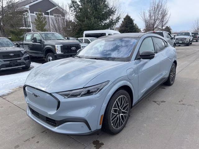 2026 Glacier Gray Metallic TriCoat Ford Mustang Mach-E Premium AWD SUV