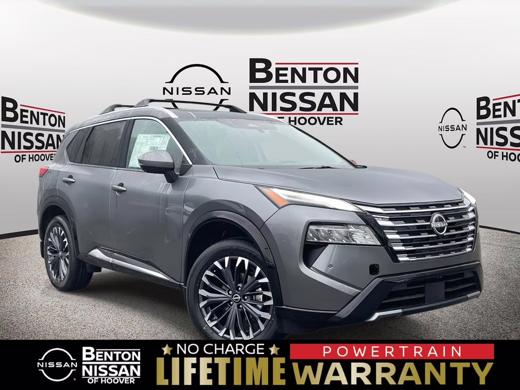 2026 Gun Metallic Nissan Rogue Platinum AWD SUV