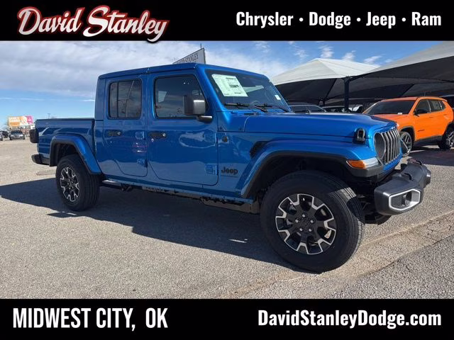 2026 Blue Pearl Jeep Gladiator Sahara 4X4 Truck