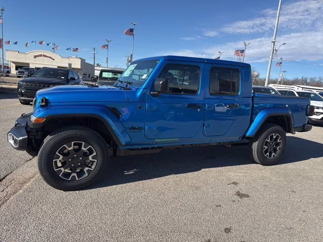 2026 Blue Pearl Jeep Gladiator Sahara 4X4 Truck