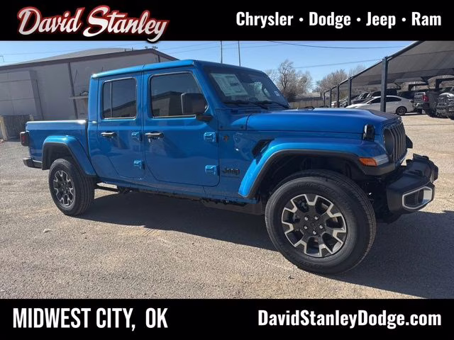 2026 Blue Pearl Jeep Gladiator Sahara 4X4 Truck