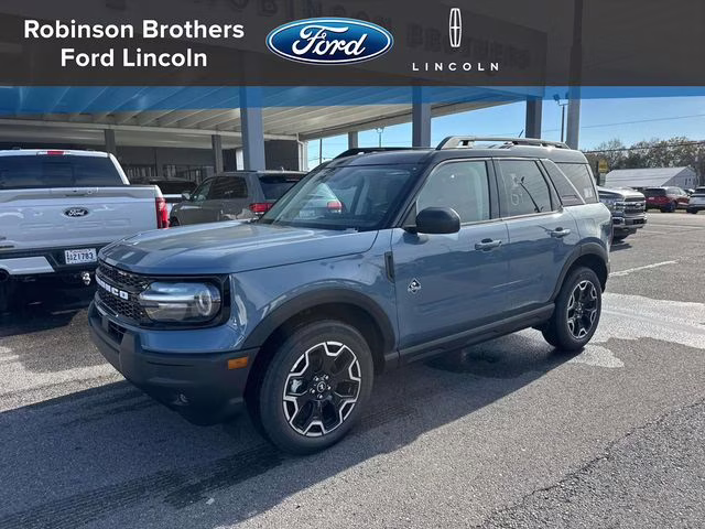 2025 Azure Gray Metallic Ford Bronco Sport Outer Banks 4X4 SUV