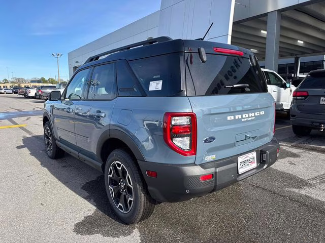 2025 Azure Gray Metallic Ford Bronco Sport Outer Banks 4X4 SUV