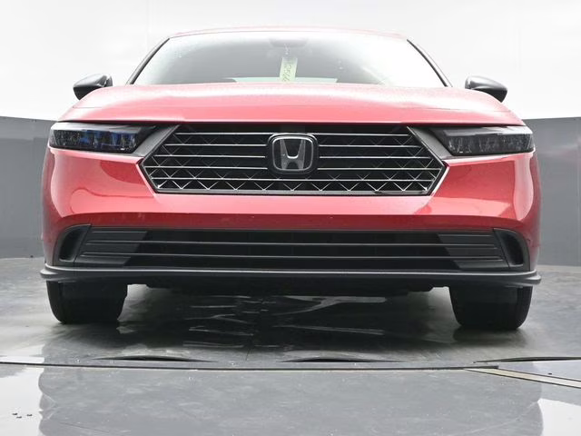 2025 Radiant Red Metallic Honda Accord Hybrid Sport FWD Sedan