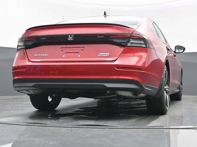 2025 Radiant Red Metallic Honda Accord Hybrid Sport FWD Sedan