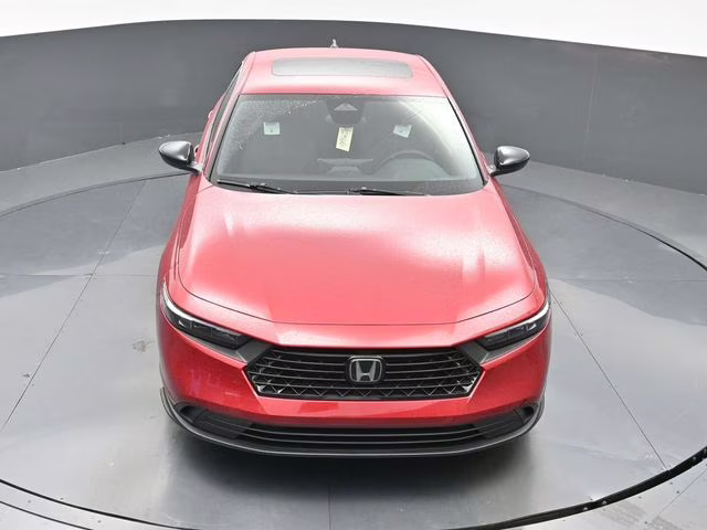 2025 Radiant Red Metallic Honda Accord Hybrid Sport FWD Sedan