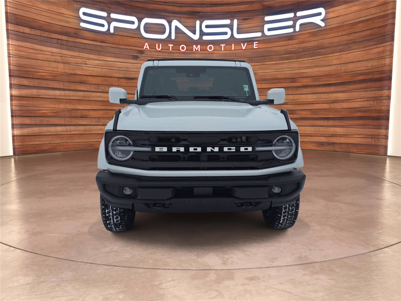 2025 Oxford White Ford Bronco Outer Banks 4X4 SUV